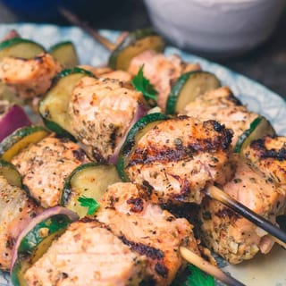 SALMON KEBAB